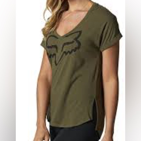 Fox Tops - Fox Racing Women's Boundary Cuffed Sleeve Top Size Medium